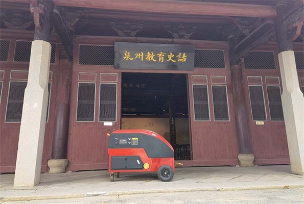 電動高壓細(xì)水霧走進(jìn)泉州府文廟！